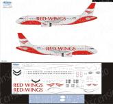 Декаль Airbus A321 Red Wings