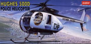Вертолет Хьюз 500 D "Полиция" с мотоциклом