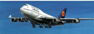 Самолет Боинг 747-400 "Люфтганза"