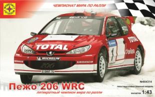 Автомобиль Пежо 206 WRC