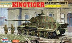 Тяжелый танк Kingtiger с башней Порше в циммерите