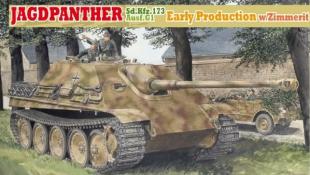 САУ Jagdpanther Ausf.G1 ранний с циммеритом