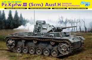 Танк Pz.Kpfw.III (5cm) Ausf.H Sd.Kfz.141 Early Production