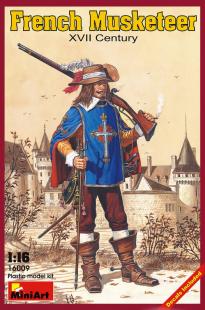 Французский мушкетер, XVII в.