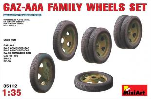 Набор колес для автомобилей семейства ГАЗ-ААА