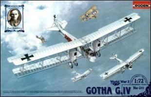 Gotha G.IV Немецкий бомбардировщик