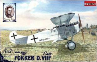 Fokker D.VIIF Немецкий истребитель