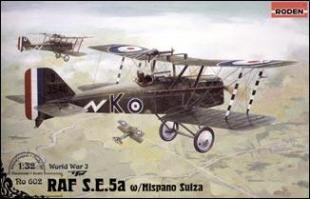 RAF SE5a (Hispano Suiza) Британский истребитель