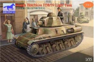Танк French Hotchkiss H38/39 Light Tank