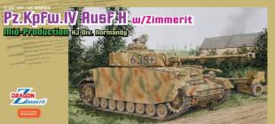 Танк Pz.Kpfw.IV Ausf.H w/Zimmerit Mid-Production HJ Div. Normandy