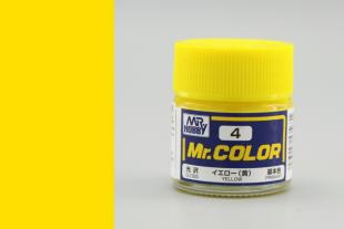 Краска Mr. Color C4 (YELLOW)