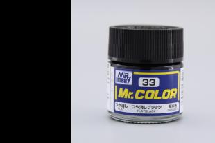 Краска Mr. Color C33 (FLAT BLACK)