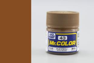 Краска Mr. Color C43 (WOOD BROWN)
