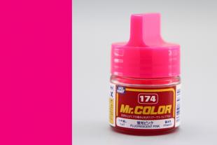 Краска Mr. Color C174 (FLUORESCENT PINK)