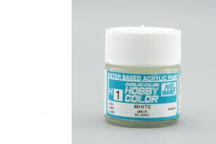 Краска Mr. Hobby H1 (белая глянцевая / WHITE)