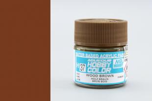 Краска Mr. Hobby H37 (темное дерево / WOOD BROWN)