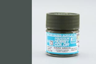 Краска Mr. Hobby H73 (темно-зеленый / DARK GREEN)
