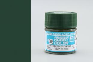 Краска Mr. Hobby H302 (Зеленая / GREEN FS34092)