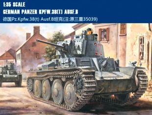 Танк German Pz.Kpfw.38(t) Ausf. B w/. Full Interior