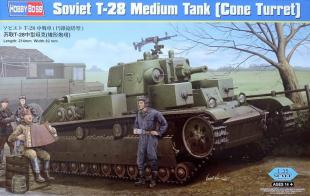 Танк Soviet T-28 Medium Tank (Cone turret)