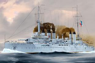 Корабль French Navy Pre-Dreadnought Battleship Danton