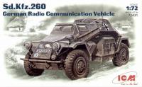 Sd.Kfz.260, германский бронеавтомобиль радиосвязи
