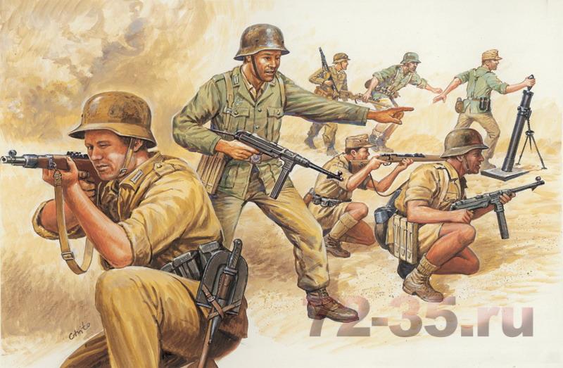 Солдаты WWII- GERMAN AFRIKA CORPS