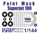 Окрасочная маска на Superjet 100 (Звезда)