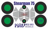 Окрасочная маска на Stearman 75 Kaydet (ICM)