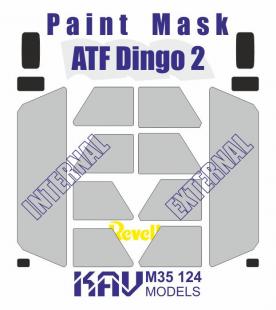 Окрасочная маска на остекление ATF Dingo 2 (Revell)