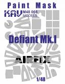 Окрасочная маска на Defiant Mk.I (Airfix)