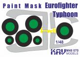 Окрасочная маска на Eurofighter Typhoon (Revell)