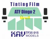 Тонировочная пленка на ATF Dingo 2 (Revell)