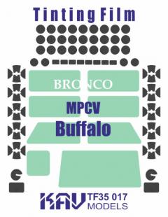 Тонировочная пленка на Buffalo MPCV (Bronco)