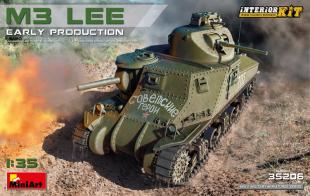 Танк M3 Lee Early Production Interior Kit