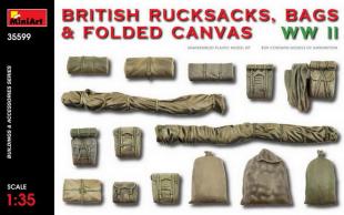 Аксессуары BRITISH RUCKSACKS, BAGS & FOLDED CANVAS WW2