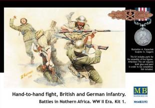Рукопашный бой, британская и немецкая Пехота. Бои в Северной Африке. Кит 1