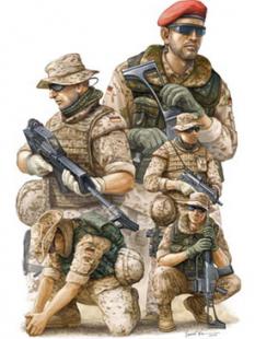Современные немецкие солдаты ISAF в Афганистане