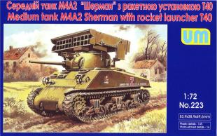 М4А2 "Шерман"с ракетной установкой Т40