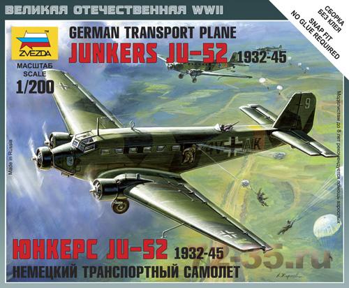Немецкий Транспортный самолёт Ju-52 1932-45