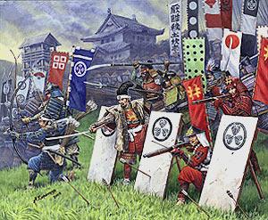 Самураи пехота XVI-XVII н.э